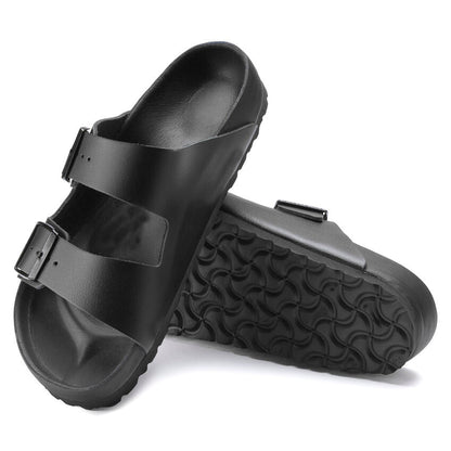 Two-Strap comfort Exquisite | Leather | Black