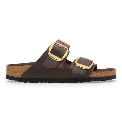 Two-Strap comfort Big Buckle | Oiled Leather | Zinfandel