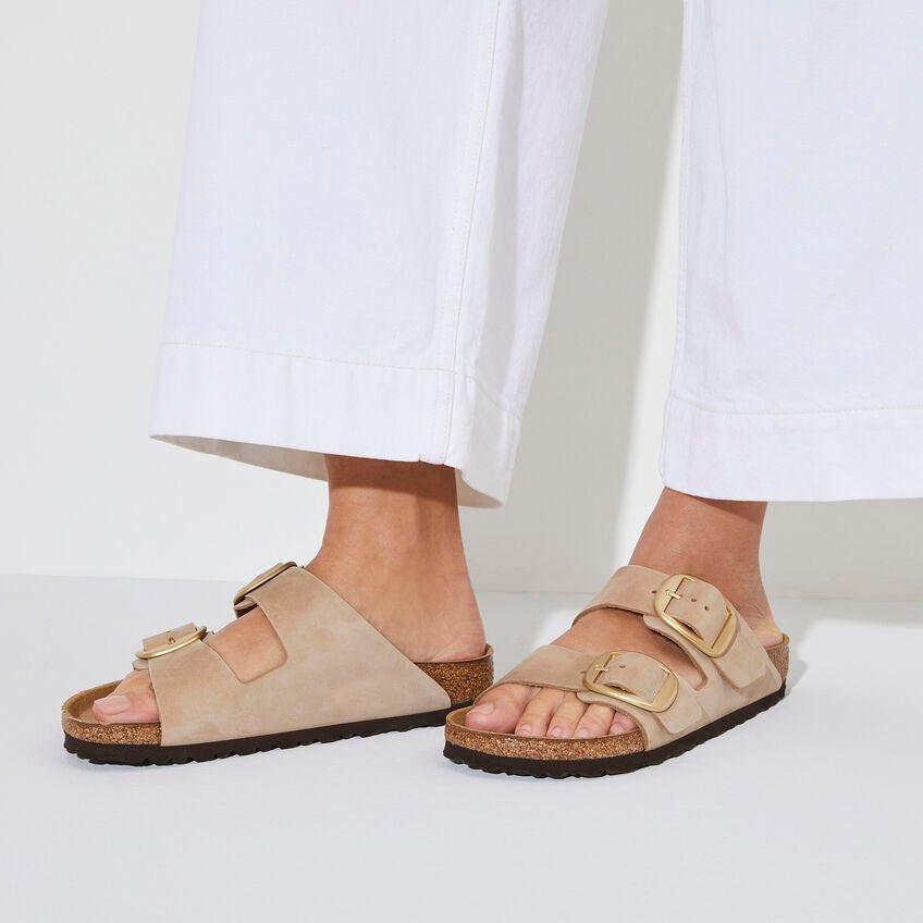 Two-Strap comfort Big Buckle | Nubuck | Sandcastle