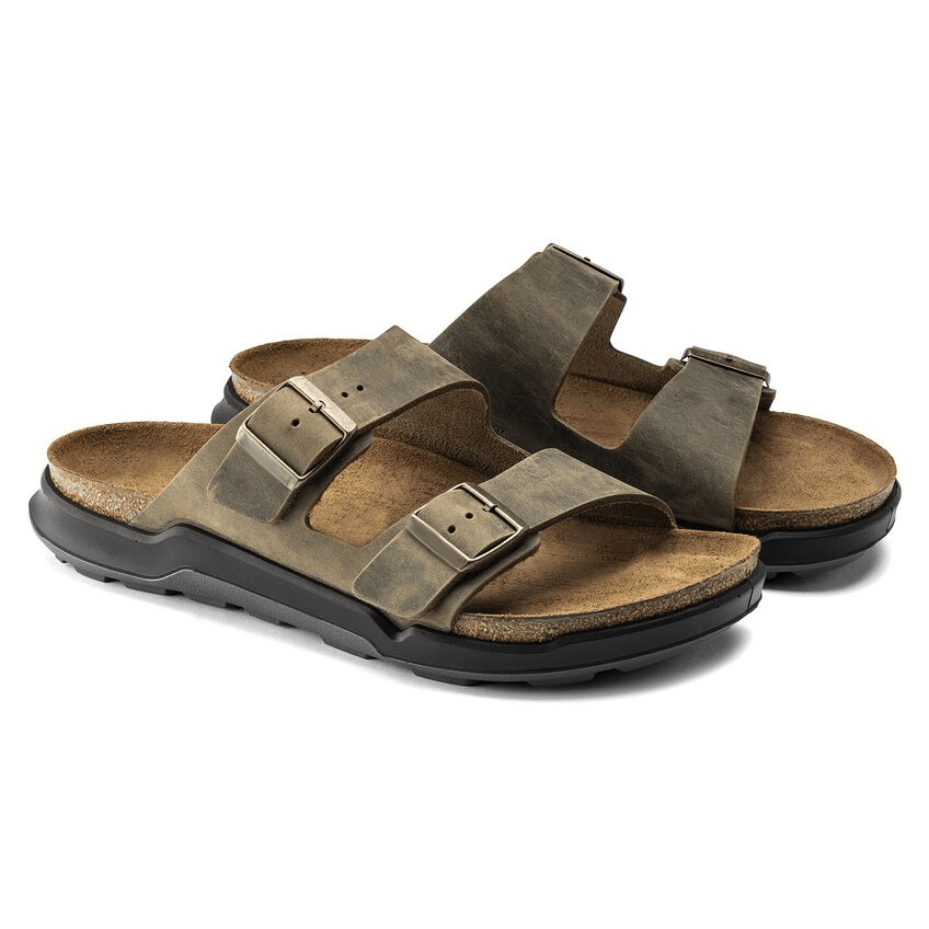 Two-Strap comfort Rugged | Oiled Leather | Faded Khaki