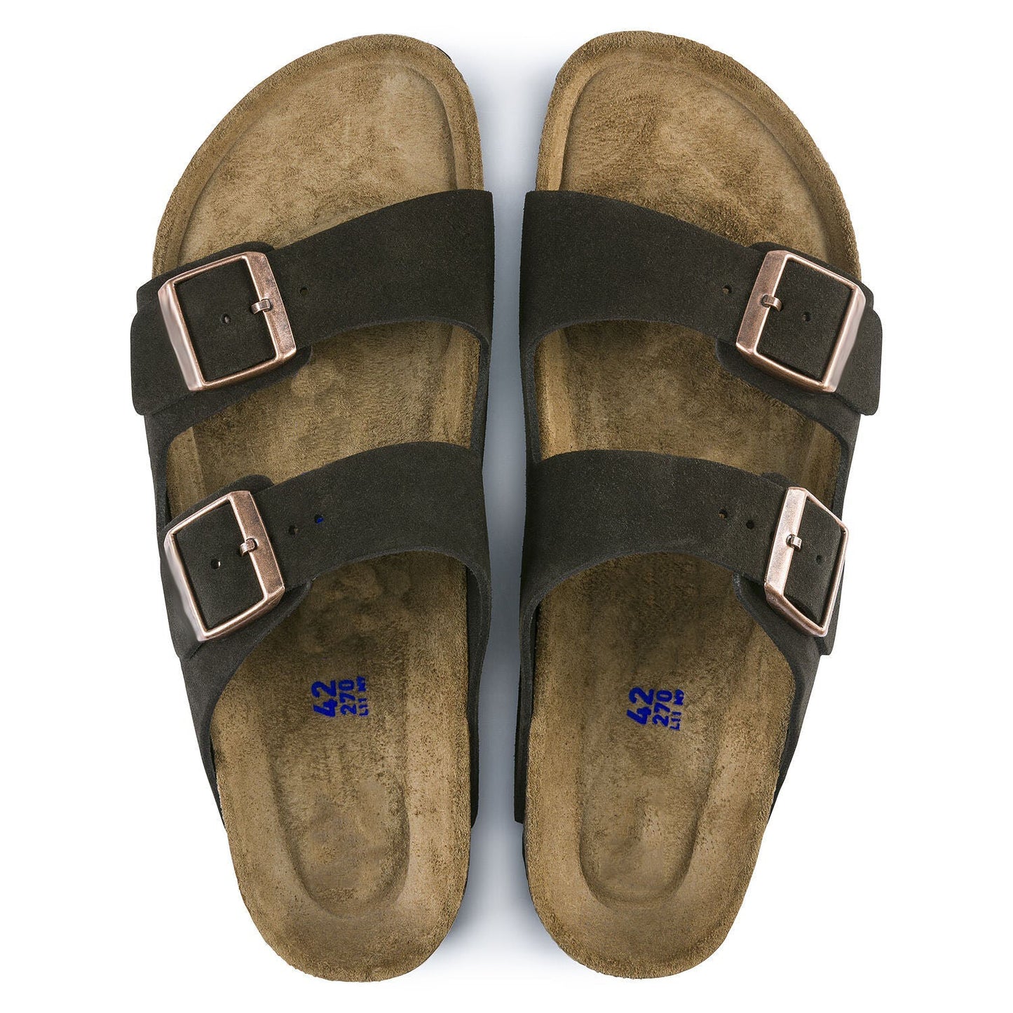 Two-Strap comfort | Soft Footbed | Suede | Mocha