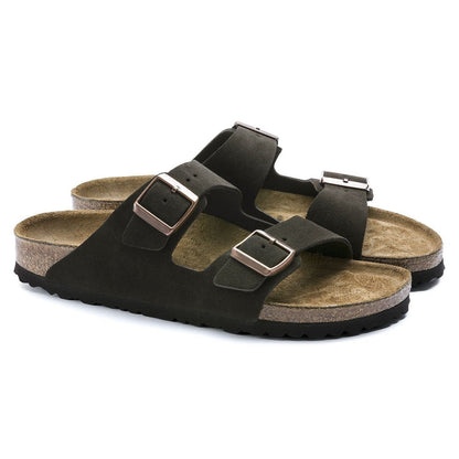 Two-Strap comfort | Soft Footbed | Suede | Mocha