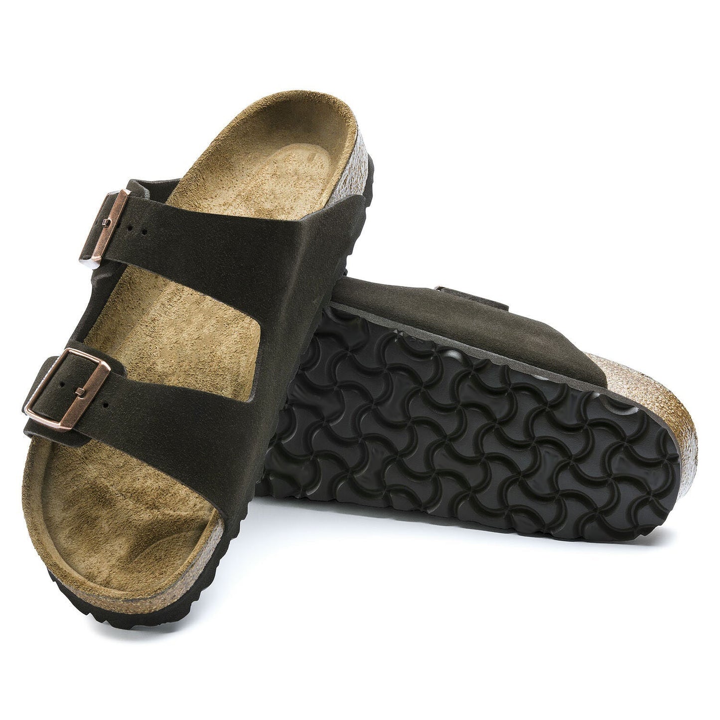 Two-Strap comfort | Soft Footbed | Suede | Mocha