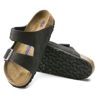 Two-Strap comfort | Soft Footbed | Suede | Velvet Gray